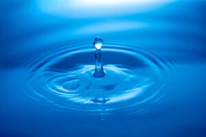 close up of splashing water
